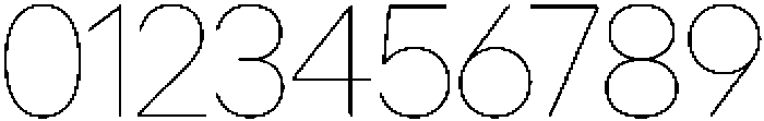 Ideal Pro Rounded Thin otf (100) Font OTHER CHARS