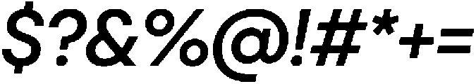 Ideal Pro Semibold Italic otf (600) Font OTHER CHARS