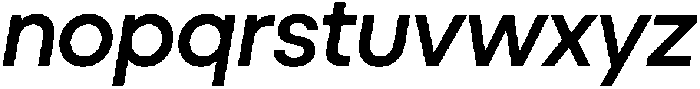 Ideal Pro Semibold Italic otf (600) Font LOWERCASE