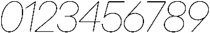 Ideal Pro Thin Italic otf (100) Font OTHER CHARS