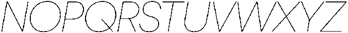 Ideal Pro Thin Italic otf (100) Font UPPERCASE