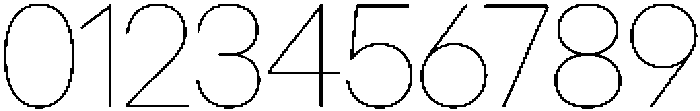 Ideal Pro Thin otf (100) Font OTHER CHARS