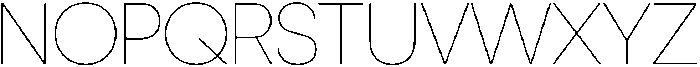 Ideal Pro Thin otf (100) Font UPPERCASE