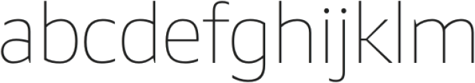 Identa White otf (400) Font LOWERCASE