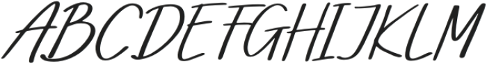 Identic Partner Script Italic otf (400) Font UPPERCASE