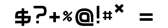 IDM Minimal Font OTHER CHARS