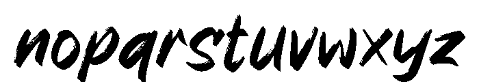 Ideku Font LOWERCASE