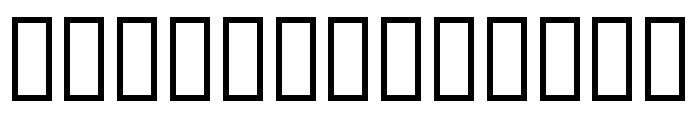 IdentAKitHair Font LOWERCASE