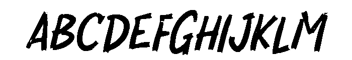 Idrus Font UPPERCASE