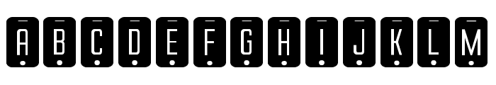 iDroid Expanded Font UPPERCASE