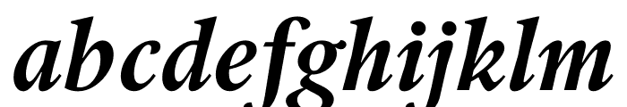 ID00 Serif Bold Italic Font LOWERCASE
