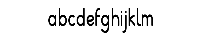 Idion-CondensedRegular Font LOWERCASE