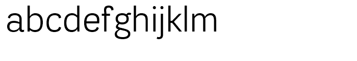 Ida Light Font LOWERCASE