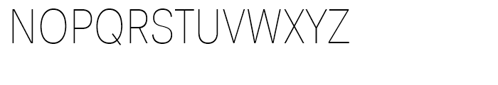 Ida Narrow Thin Font UPPERCASE