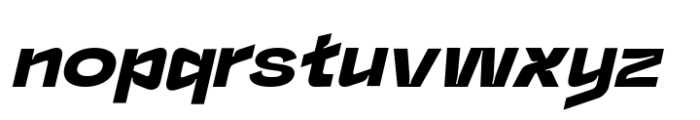 ID Runker Bold Italic Font LOWERCASE