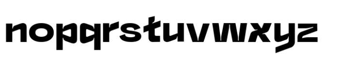 ID Runker Bold Font LOWERCASE