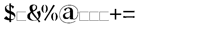 ID Sera One Pro Font OTHER CHARS