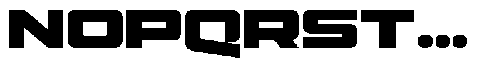 ID Tenzion Font UPPERCASE