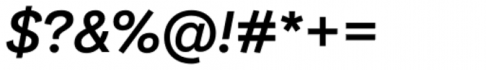 Ida Medium Italic Font OTHER CHARS