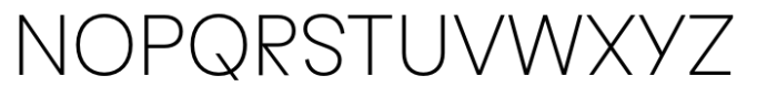Ideal Extra Light Font UPPERCASE