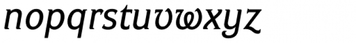 Ideal Gothic 2 Italic Font LOWERCASE