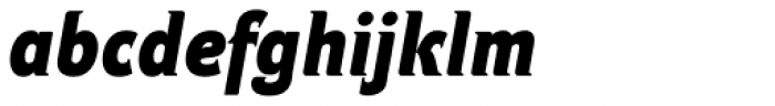Ideal Gothic 3 Bold Italic Font LOWERCASE