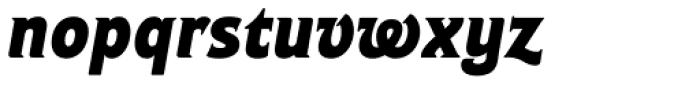 Ideal Gothic 3 Bold Italic Font LOWERCASE