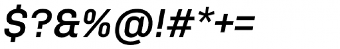 Idealista SemiBold Italic Font OTHER CHARS