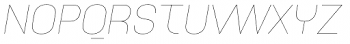 Idealista Thin Italic Font UPPERCASE