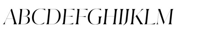 Idem Display Book Italic Font UPPERCASE
