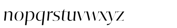 Idem Display Book Italic Font LOWERCASE