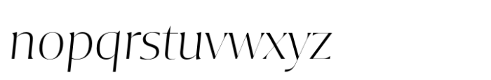 Idem Display Light Italic Font LOWERCASE
