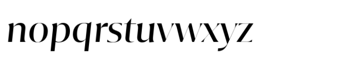 Idem Display Medium Italic Font LOWERCASE