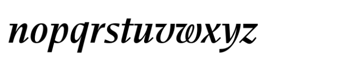 Idem Medium Italic Font LOWERCASE