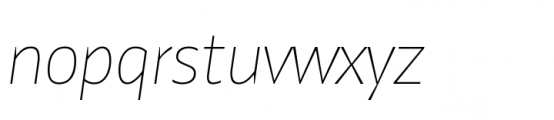 Identa Italic Variable Font LOWERCASE