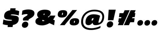 Identa Vantablack Italic Font OTHER CHARS
