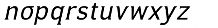 Ideologica Italic Font LOWERCASE