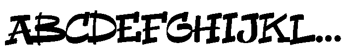 Iezabel Font UPPERCASE