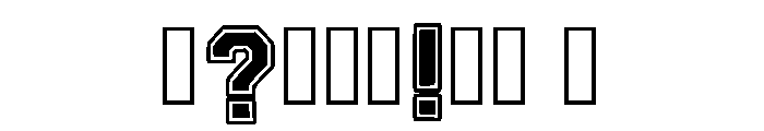 Ifra Regular Font OTHER CHARS