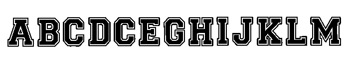 Ifra Regular Font UPPERCASE