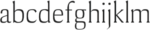 Iffat Light otf (300) Font LOWERCASE