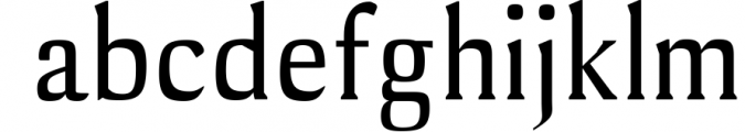 Iffat A Modern Serif Family 2 Font LOWERCASE
