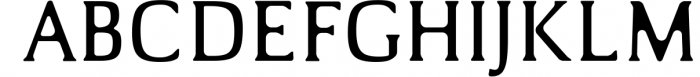 Iffat A Modern Serif Family 3 Font UPPERCASE