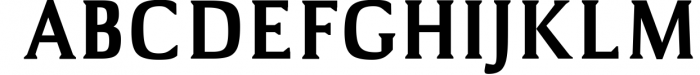 Iffat A Modern Serif Family Font UPPERCASE