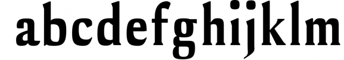 Iffat A Modern Serif Family Font LOWERCASE
