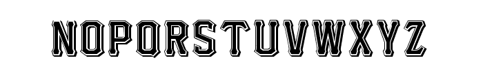 I.F.C. HOTROD TYPE Font LOWERCASE