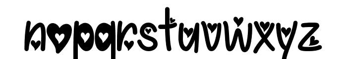 IFoundMyValentineHearted Font LOWERCASE
