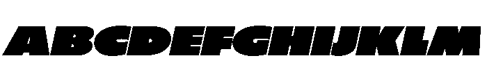 If LargeOblique Instance Font UPPERCASE
