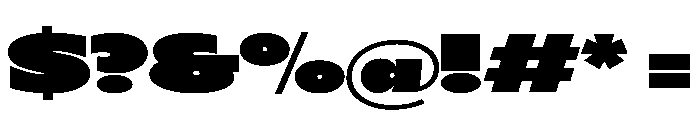 If SuperLarge Instance Font OTHER CHARS