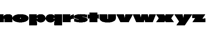 If SuperLarge Instance Font LOWERCASE